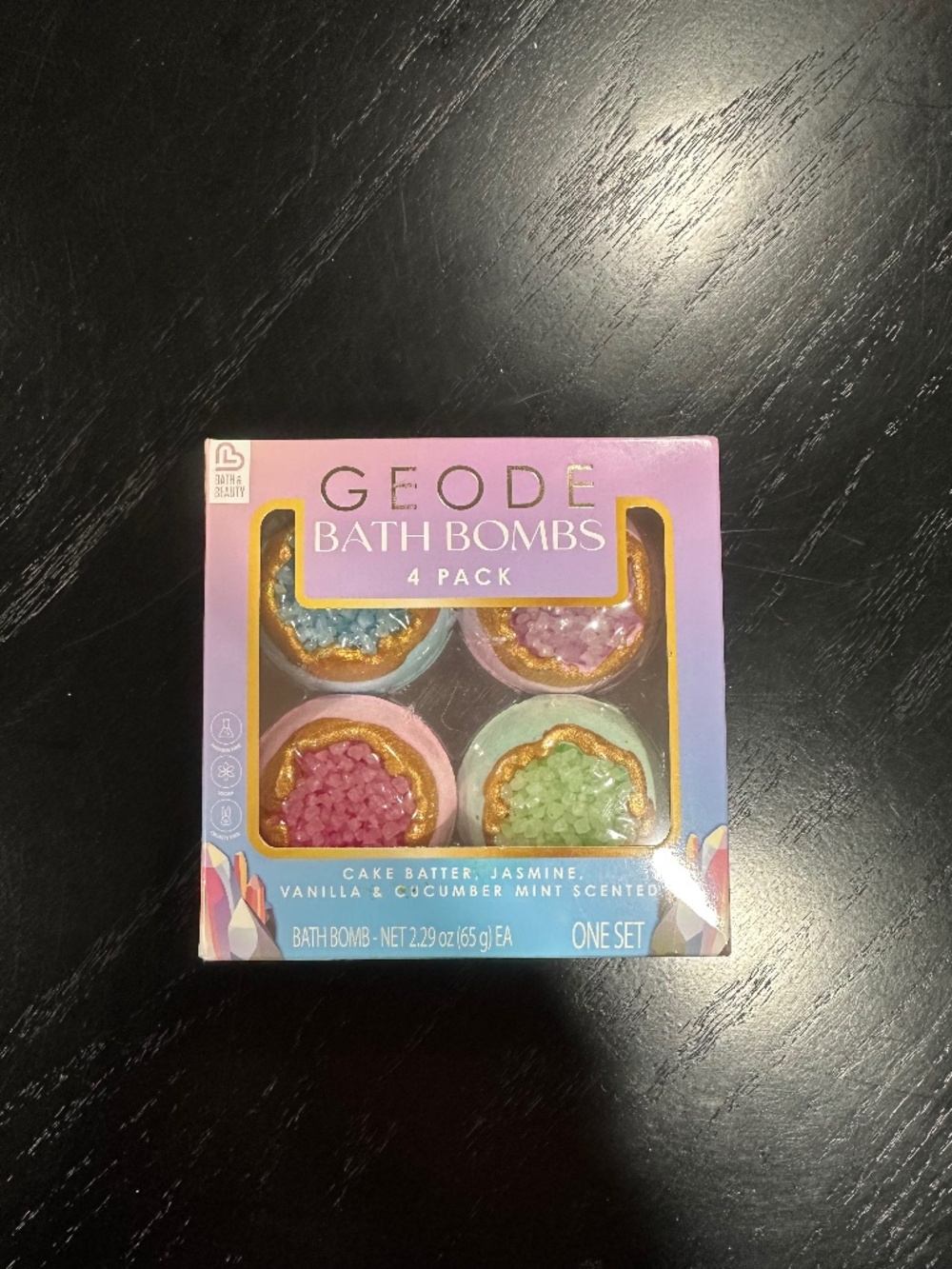 Geode Bath Bomb Gift Set
